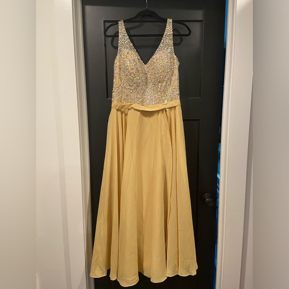 Gold Formal Dress Size 14P